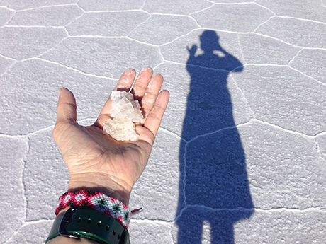 ウユニ塩湖　結晶
